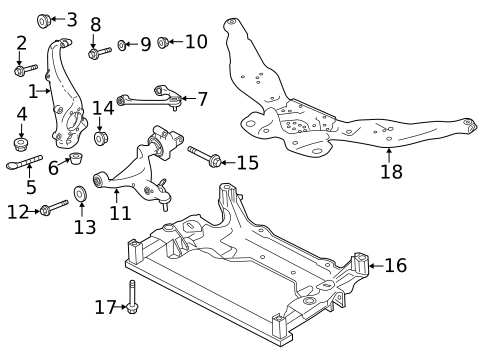 Suspension Components for 2018 INFINITI Q60 #0