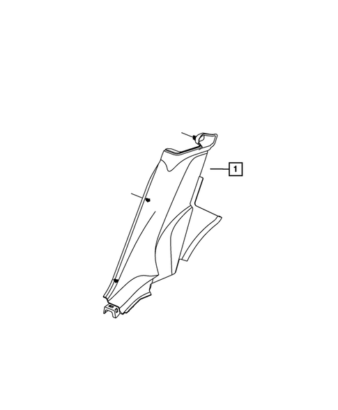 Panels-Moldings-Scuff Plates, Pillar, Cowl, 1/4 Panel Trim and Cargo Covers for 2010 Chrysler Sebring #5