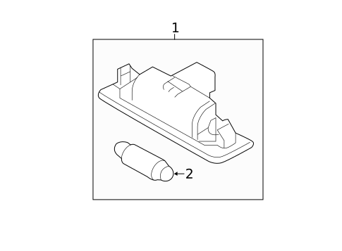 Bulbs - Chassis for 2013 Lincoln MKS #2