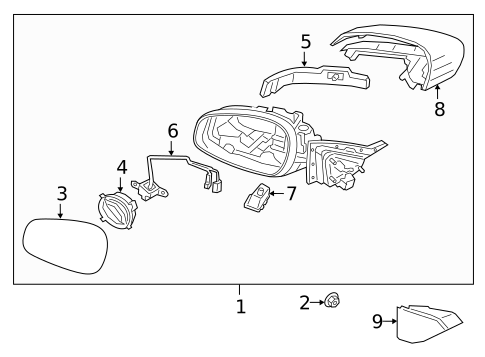 Outside Mirrors for 2019 Genesis G70 #1