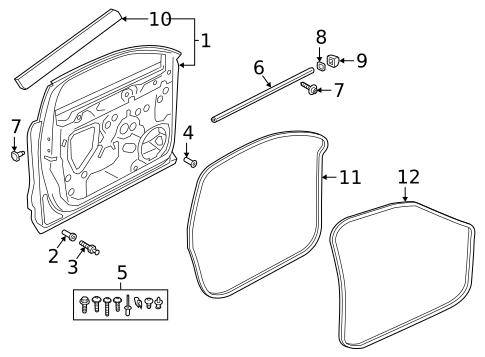 Door & Components for 2025 Audi Q3 #0