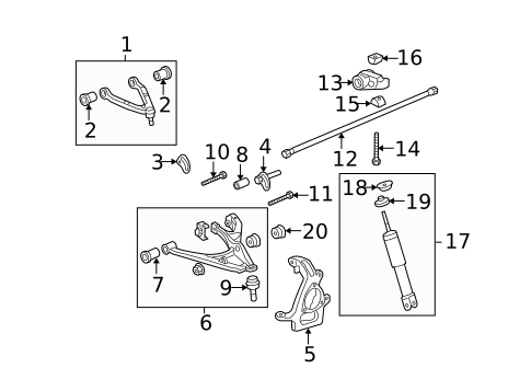 Suspension Components for 2009 Hummer H3 #0