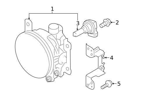 Bulbs - Chassis for 2019 Mitsubishi Mirage #2