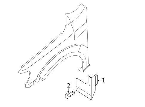 Exterior Trim - Fender for 2014 Nissan NV2500 #0
