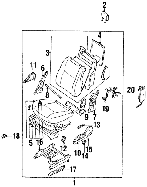 Power Seats for 1998 INFINITI Q45 #1