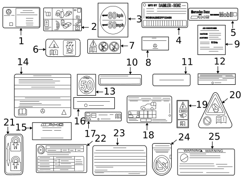 Labels for 2014 Mercedes-Benz C63 AMG #2