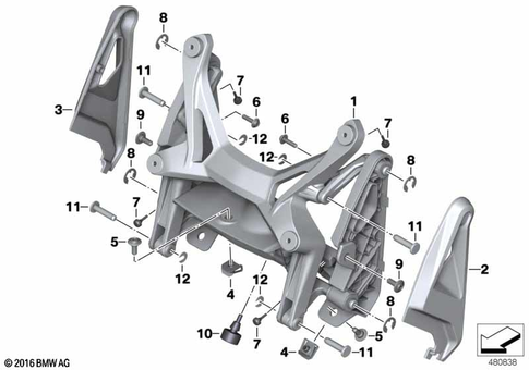 Motorcycle Trim Section, Windshield for 2019 BMW-Motorrad S 1000 XR #9
