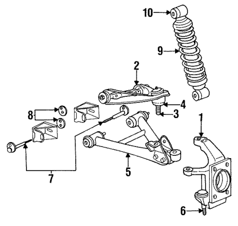 Suspension Components for 1994 Dodge Viper #0