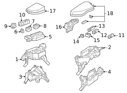 Fuse & Relay for 2023 Lexus NX450h+ #0
