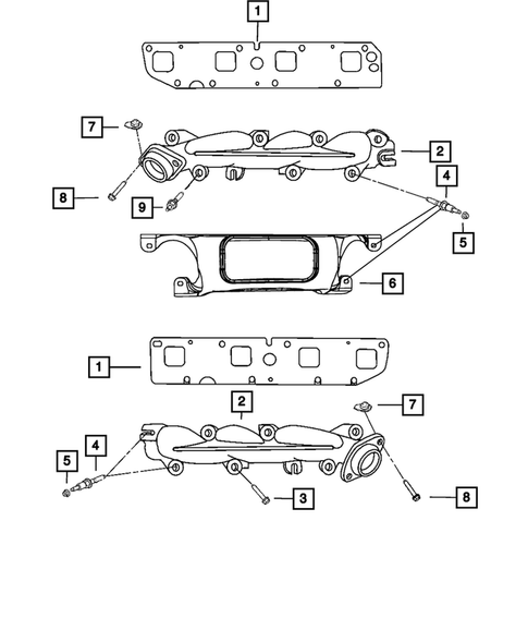 Manifolds and Vacuum Fittings for 2013 Ram 3500 #2