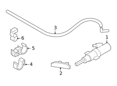 Washer Components for 2011 BMW M3 #0