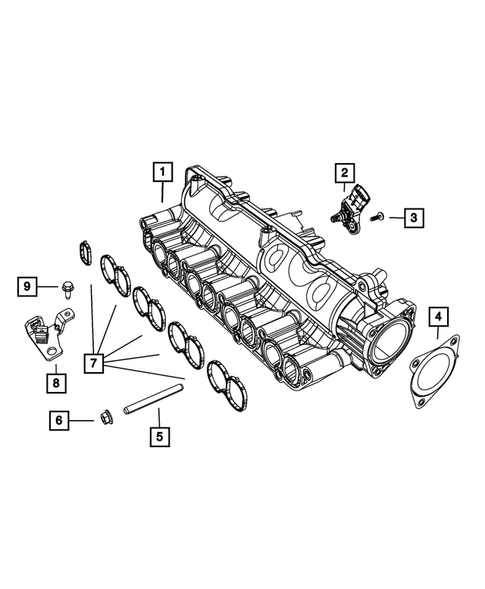 Manifolds and Vacuum Fittings for 2019 Jeep Compass #1