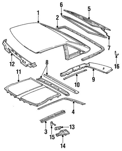 Removable Hard Top for 1993 Cadillac Allante #0