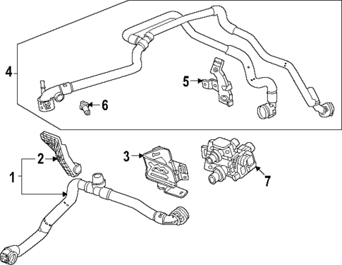 Hoses & Lines for 2024 Chevrolet Silverado EV #4