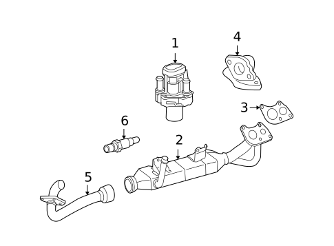 EGR System for 2010 Mercedes-Benz GL350 #0