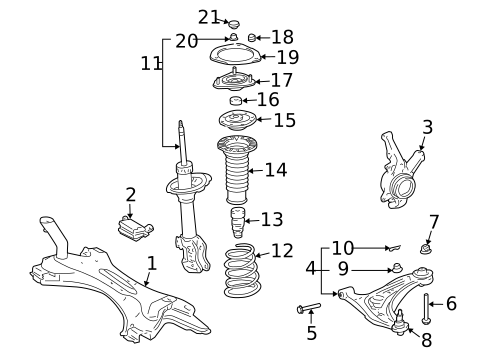 Suspension Components for 2004 Scion xA #0