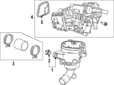 Water Pump for 2025 GMC Acadia #0