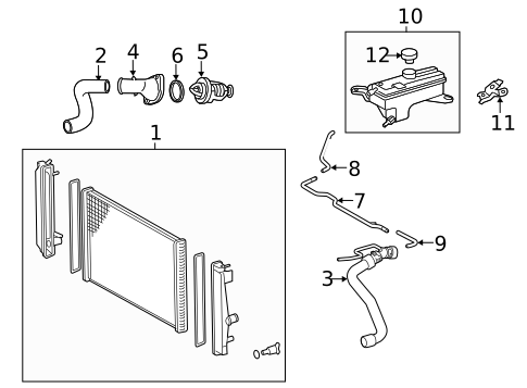 Radiator & Components for 2014 Toyota RAV4 #0