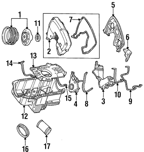 Engine Parts for 1992 Ford Taurus #0