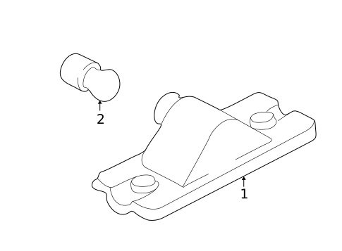 License Lamps for 2005 Dodge Viper #0