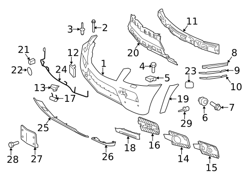 Parking Aid for 2010 Mercedes-Benz GL350 #2