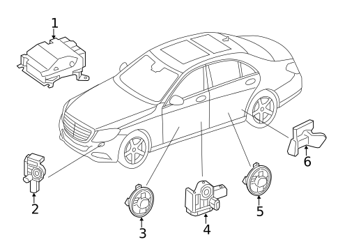 Air Bag Components for 2019 Mercedes-Benz G 63 AMG® #2