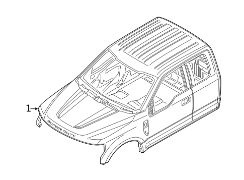 Cab Assembly for 2021 Ford F-250 Super Duty #2