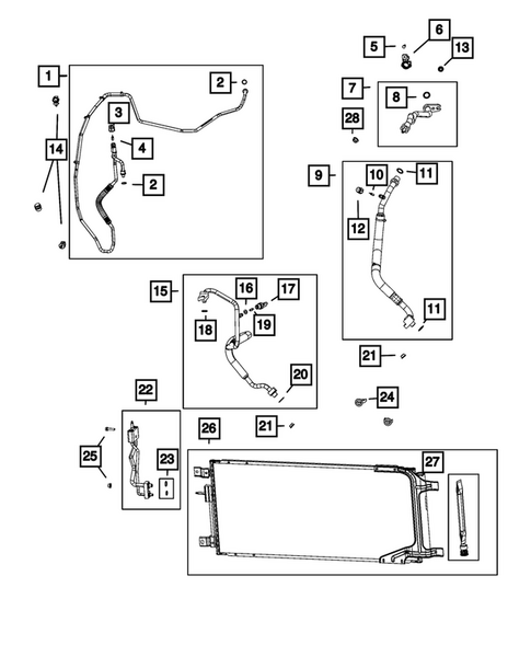 Air Conditioner and Heater Plumbing for 2026 Ram 3500 #6