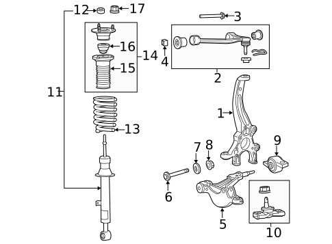 Suspension Components for 2018 Lexus RC F #0