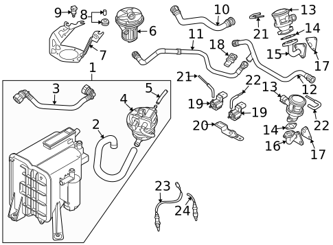 Secondary Air Injection System for 2008 Volkswagen Touareg #0