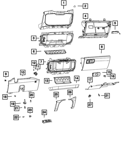Instrument Panel for 2025 Ram 3500 #2