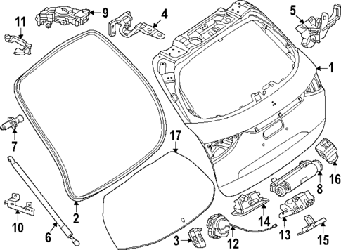 Gate & Hardware for 2025 Mercedes-Benz GLC63 AMG S E Performance #1