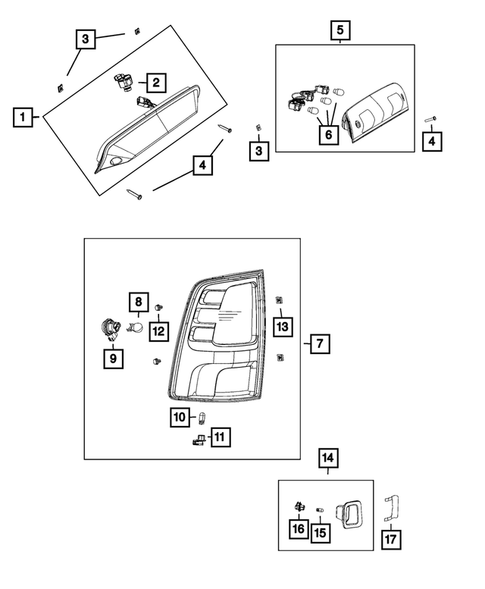 Lamps-Interior and Exterior for 2018 Ram 3500 #1