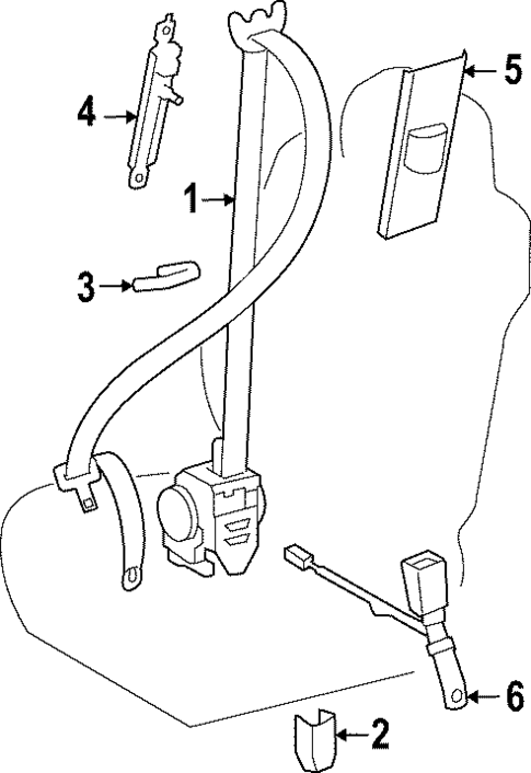 Seat Belt for 2024 Toyota Tundra #0