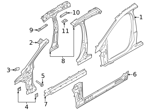 Rocker for 2017 Ford Focus #0