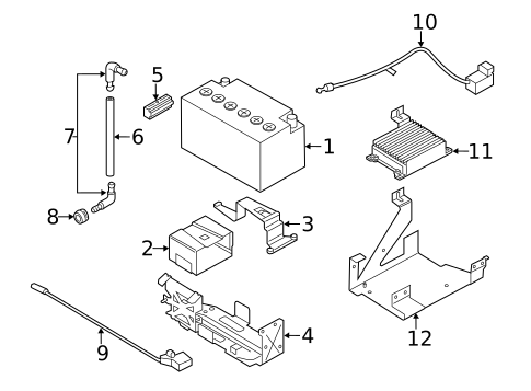 Battery for 2015 BMW 535d xDrive #0