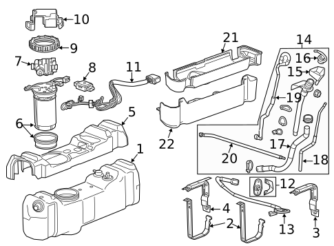 Emission Components for 2016 GMC Sierra 2500 HD #1