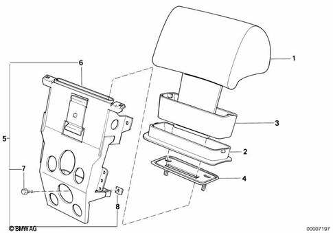 Rear Seat for 1992 BMW 535i #3
