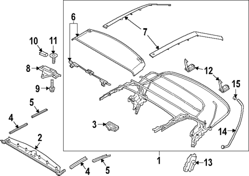 Convertible Top for 2024 Ford Mustang #1