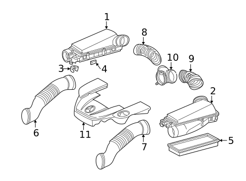 Filters for 2006 Mercedes-Benz CLS55 AMG #0