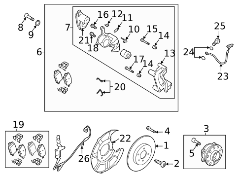 Anti-Lock Brakes for 2023 Hyundai Palisade #0