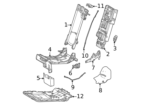 Second Row Seats for 2021 Toyota Sienna #2