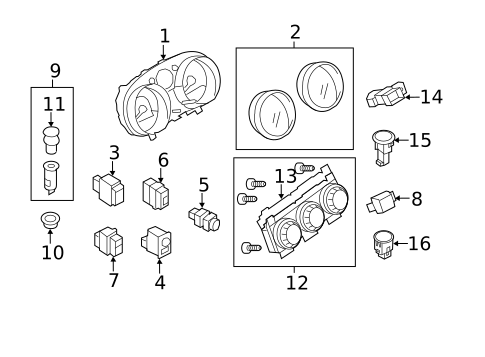 Switches for 2014 Nissan Rogue Select #1