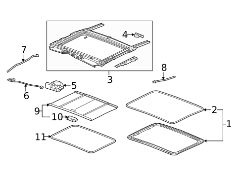 Sunroof for 2009 Buick LaCrosse #1