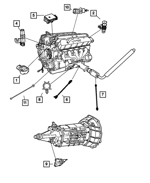 Sensors for 2006 Dodge Viper #0