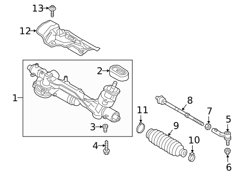 Steering Gear & Linkage for 2022 Audi Q3 #0