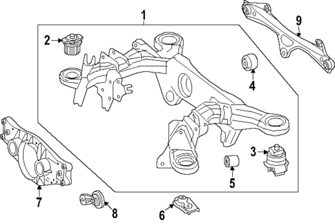 Suspension Mounting for 2025 Mercedes-Benz E450 #0