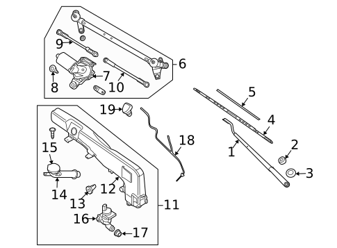 Wipers for 2021 Nissan Frontier #0