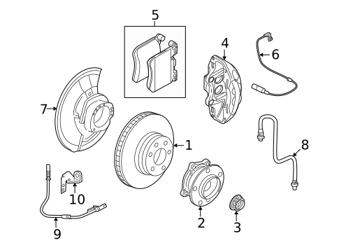 Anti-Lock Brakes for 2013 BMW X6 #2