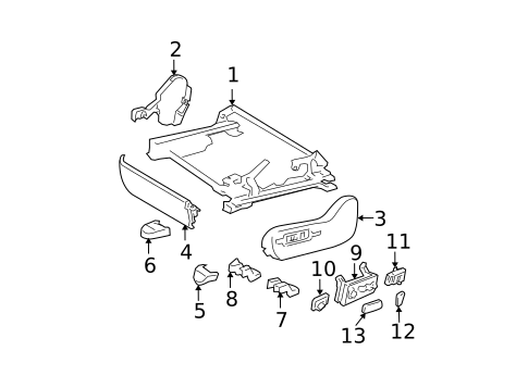 Power Seats for 2005 Toyota Avalon #1